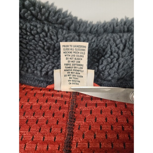 L.L. Bean Womens Medium Regular Mountain Deep Pile Fleece Sherpa Jacket Gray Zip - Picture 10 of 13